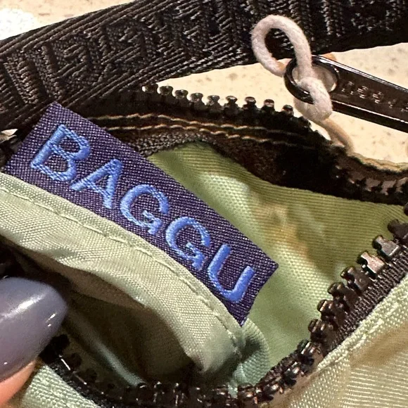 NEW! BAGGU gingham mini and green crescent mini bags - both new with tags! - Picture 7 of 16